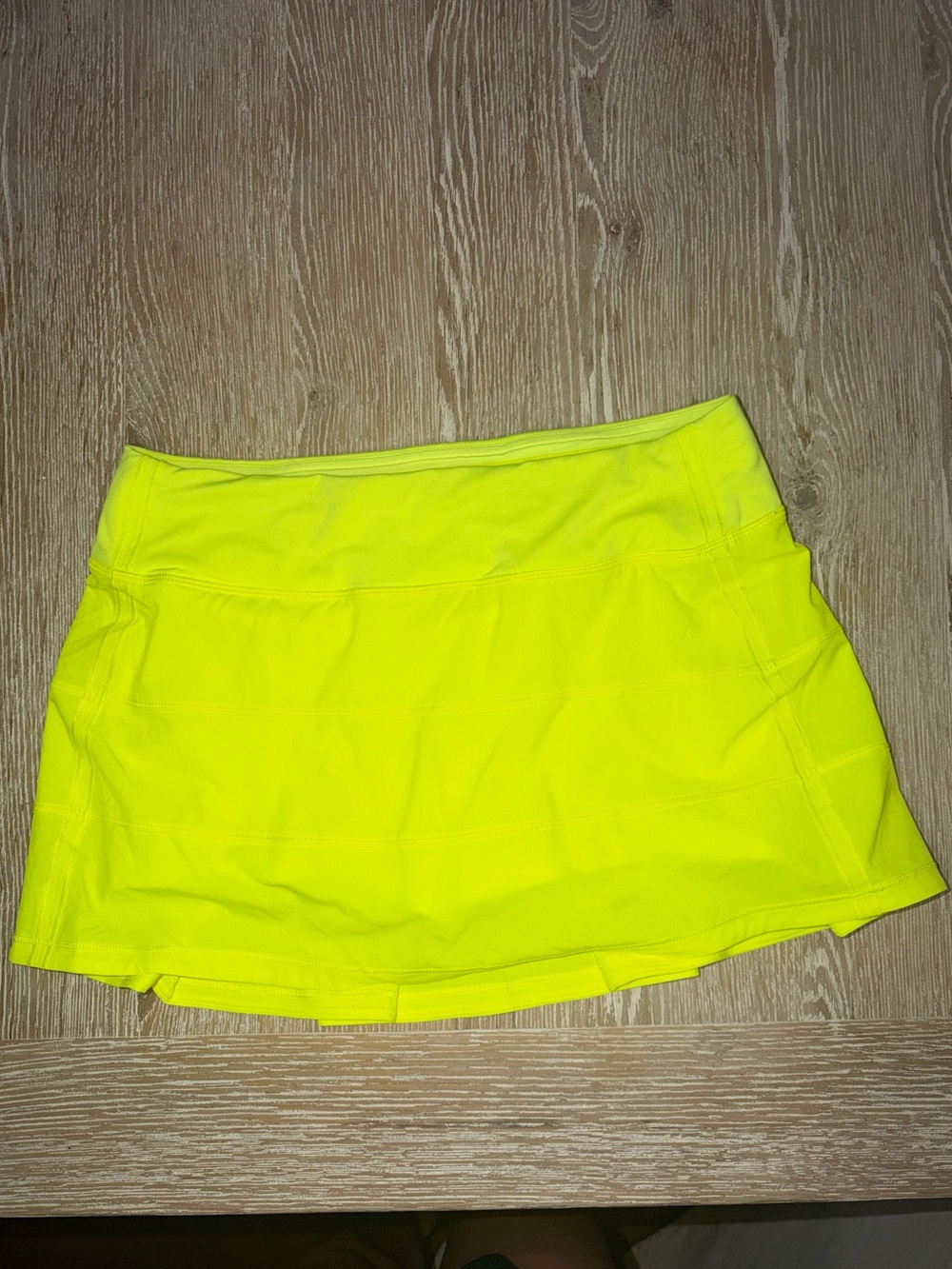 lululemon athletica Neon Yellow Pace Rival Athletic Skirt